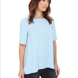 Vince Camuto High-Low Pale Blue Blouse